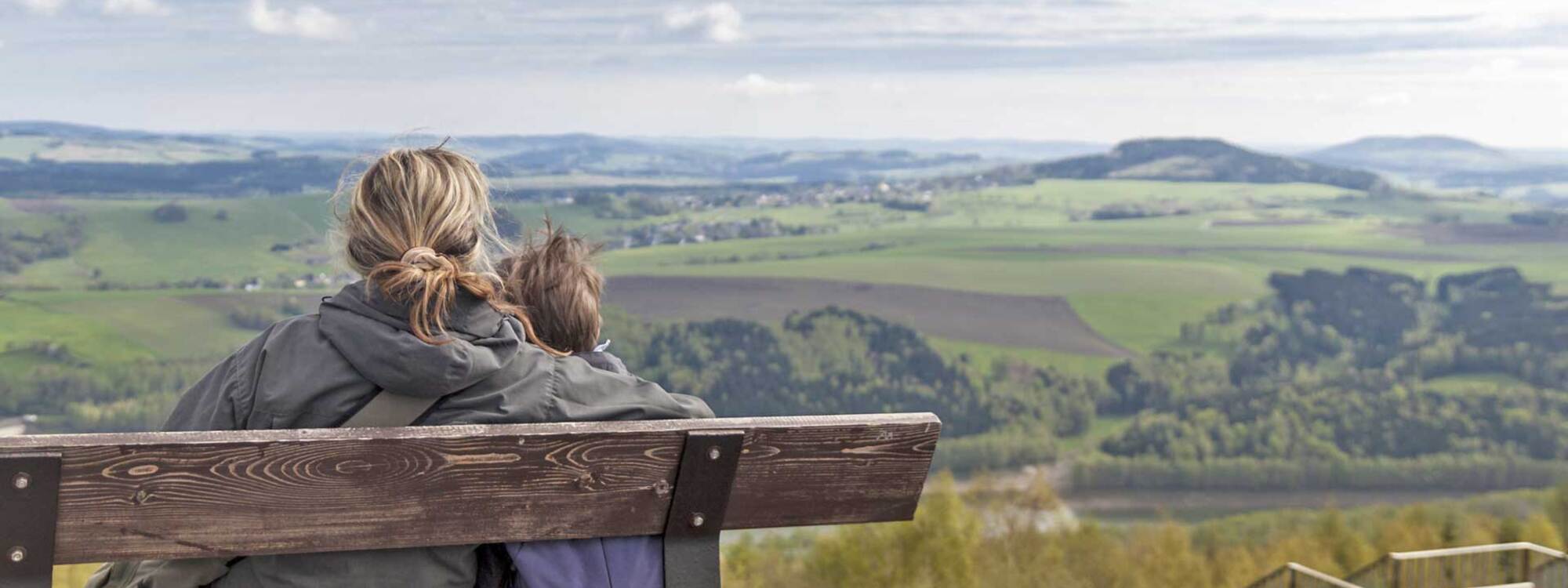 Blick über das Erzgebirge