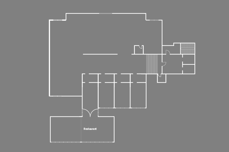 Restaurant Grundriss